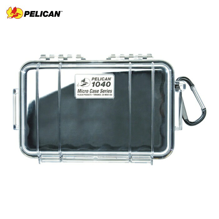 ペリカン PELICAN 1040-025-100 マイクロケース 1040 黒 190×128×54 (1個)
