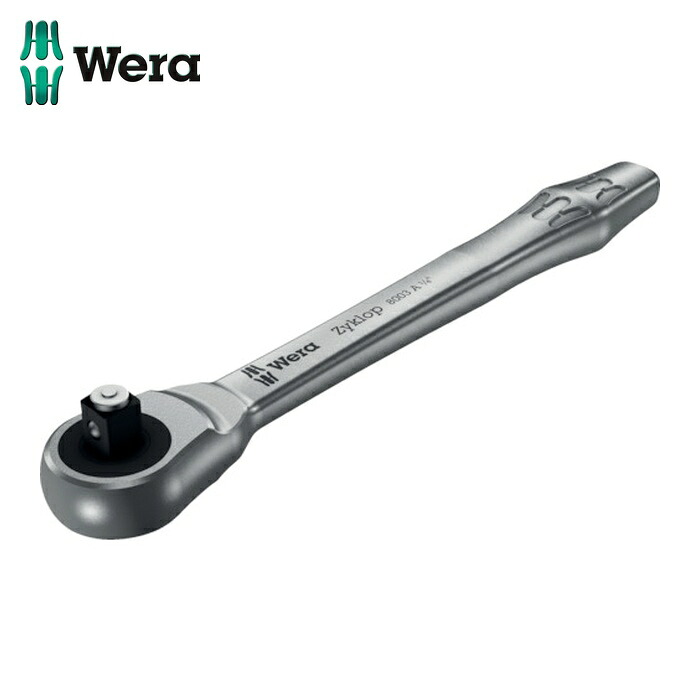 Wera ヴェラ 4003 8003A サイクロップラチェット「金属元素」 1/4 (1個)