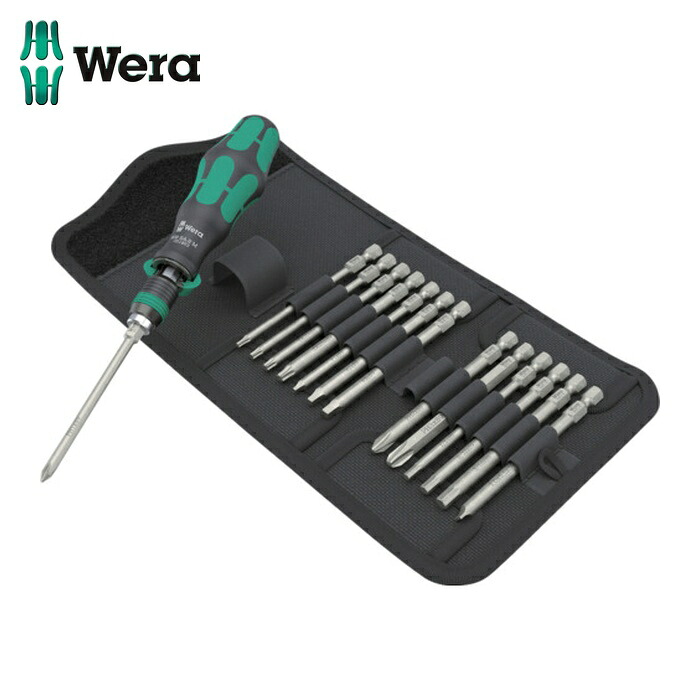 Wera ヴェラ 51066 差替式クラフトフォームコンパクト 838 RA-R M インチサイズ Set1 (1S)