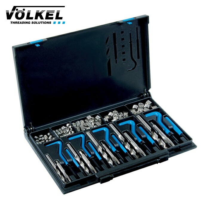 VOELKEL 4081 インサートねじワークショップキット M5ーM12 (1S)