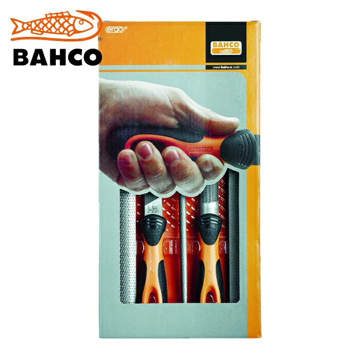バーコ BAHCO 1-479-08-1-2 ヤスリセット 荒目 刃長200mm 5本 (1S)
