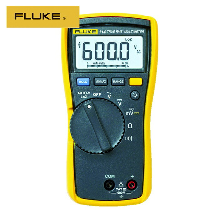 フルーク FLUKE 114 電気設備用マルチメーター (1台)｜工具ランド　いたわり館