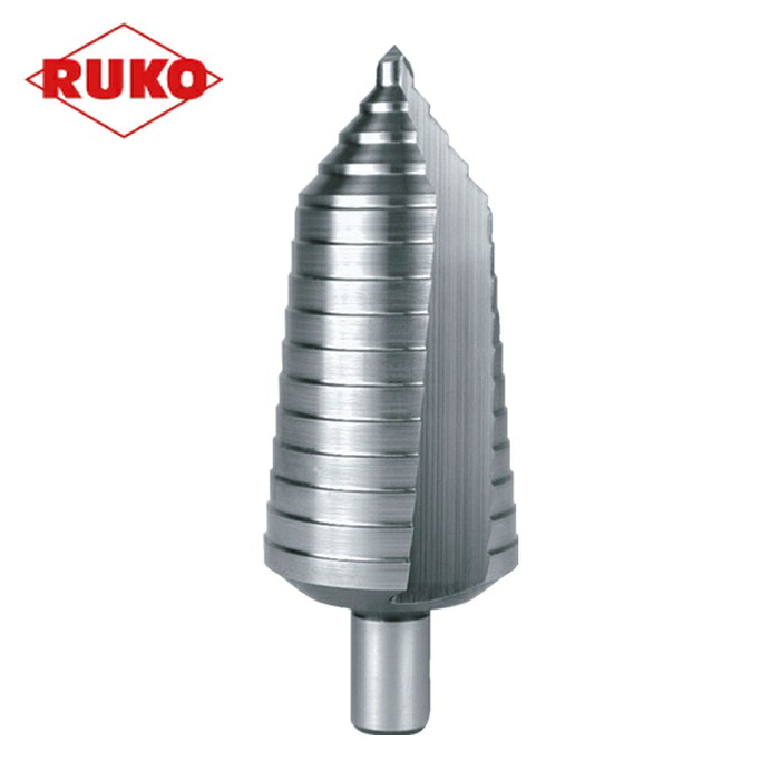 RUKO 101097 2枚刃スパイラルステップドリル 40mm ハイス (1本)|工具ランド いたわり館