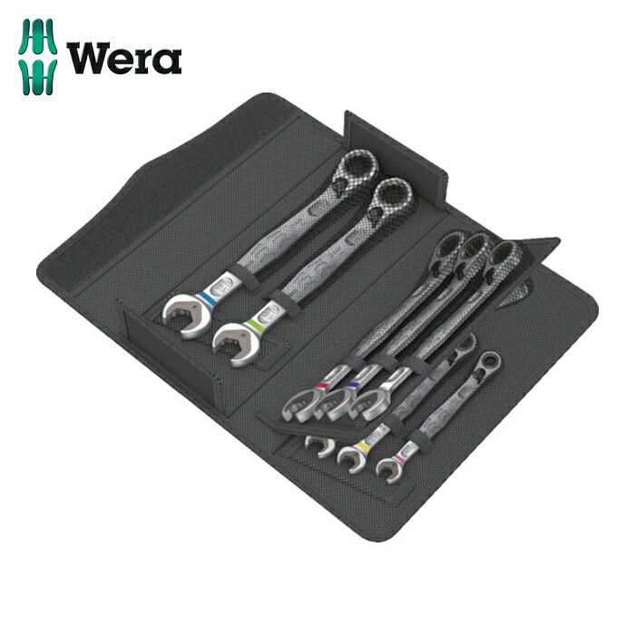 Wera ヴェラ 20091 コンビネーションラチェットレンチセット 11本組 色つや吊りひも (1S)