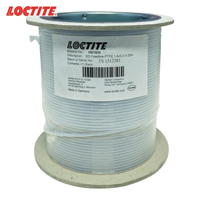 ロックタイト LOCTITE PU20用 交換チューブ 透明 内径1.4&times;0.3mm 20m (1本) 1001830｜工具ランド　いたわり館