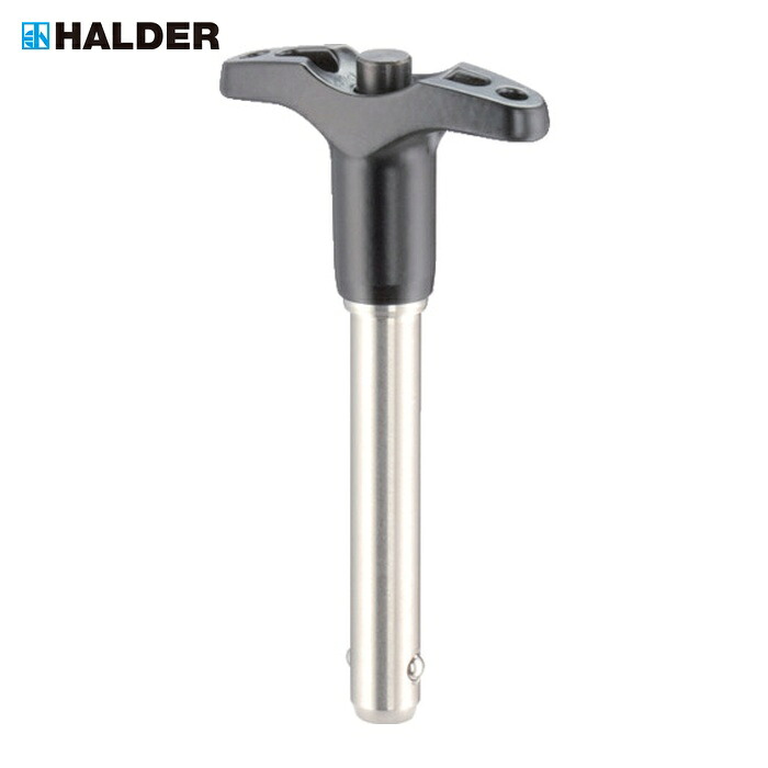 ハルダー HALDER 22340.0055 どんぶり鉢・鍵を掛ける・いの一番・セルフ・ロッキング T形手持ち部分付 ピン径10細工物最大限度厚90 (1個)
