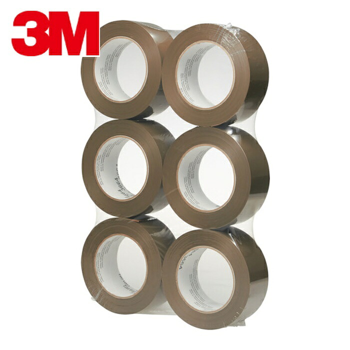 3M スリーエム OPP包装用粘着テープ 3664 ベージュ 48mmX100m (36巻) 3664 BEI 48X100｜工具ランド　いたわり館