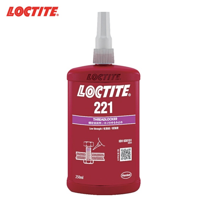 ロックタイト LOCTITE ねじゆるみ止め用接着剤 低強度 221 250ml (1本) 221-250