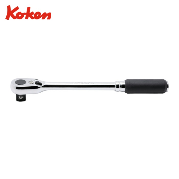 山下実業科学研究所 Ko-ken 2725Z-3/8(L160) Z-EAL ラチェットハンドル(か細い) 差込角9.5粍 (1個)