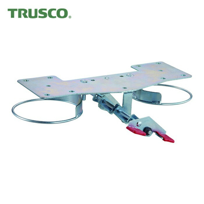 トラスコ TRUSCO プレス製台車 ドンキーカート用リング式ストッパー 自在2輪用 (1台) 400JRS