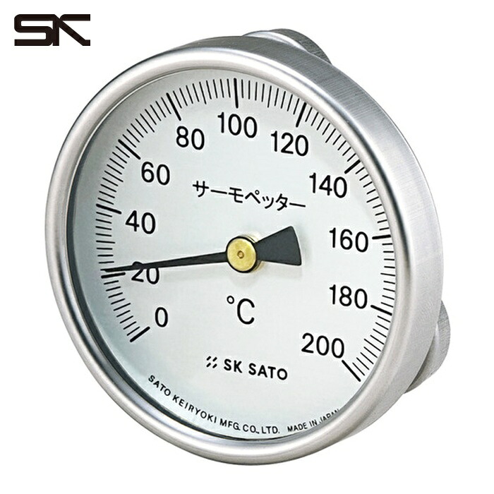 佐藤計量器 2340-40 バイメタル式表面温度計 サーモペッター 0~400℃ (2340-40) (1個)|工具ランド いたわり館