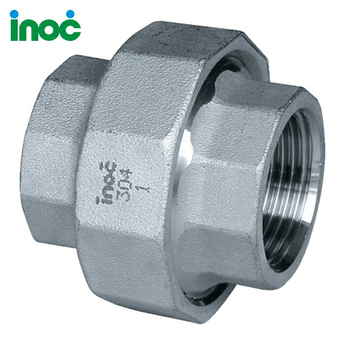 イノック inoc 304U80A ユニオン(ガスケット) 80A (1個)|工具ランド いたわり館