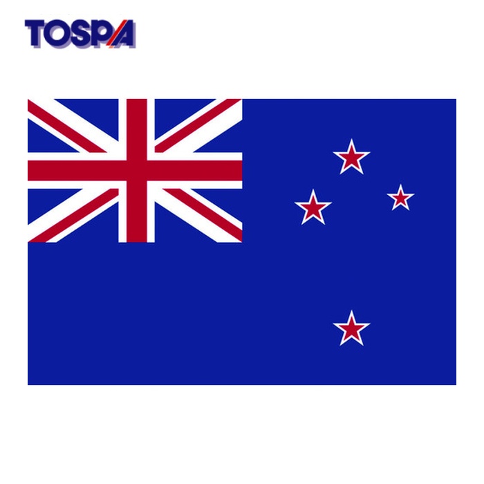 東京製旗 TOSPA 国旗No.1(70&times;105cm) ニュージーランド (1枚) 416525｜工具ランド　いたわり館