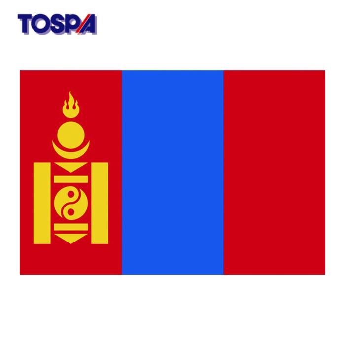 東京製旗 TOSPA 国旗No.1(70×105cm) モンゴル (1枚) 416787