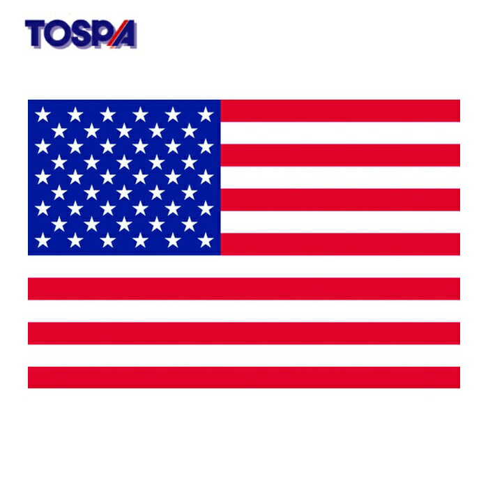 東京製旗 TOSPA 国旗No.2(90×135cm) アメリカ (1枚) 426104