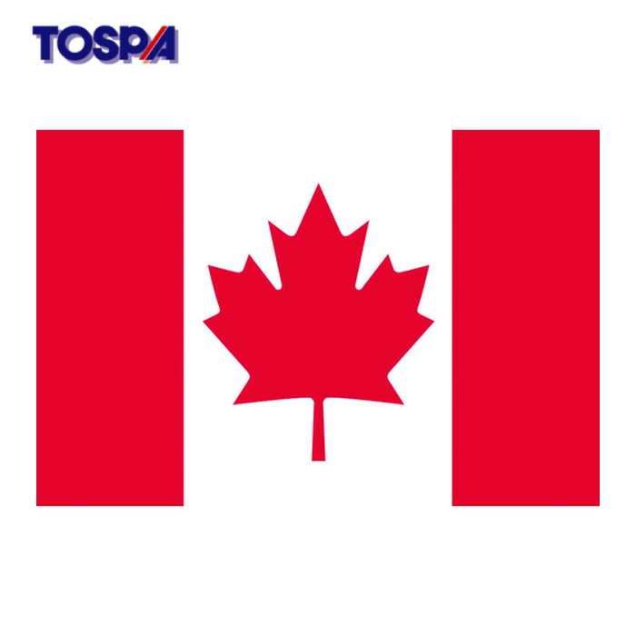 東京製旗 TOSPA 国旗No.2(90×135cm) カナダ (1枚) 426204