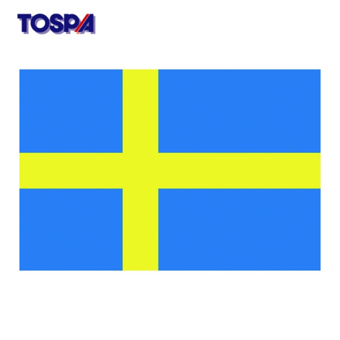 東京製旗 TOSPA 国旗No.2(90×135cm) スウェーデン (1枚) 426342