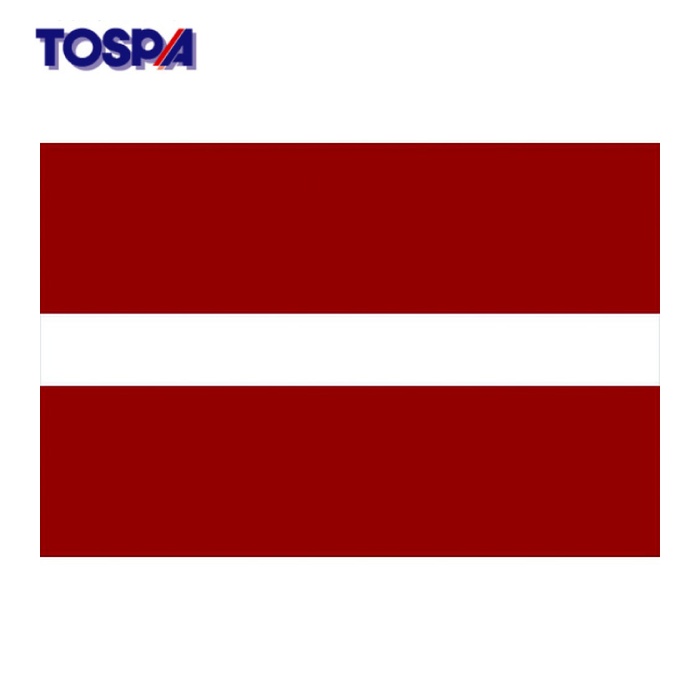 東京製旗 TOSPA 国旗No.2(90×135cm) ラトビア (1枚) 426832