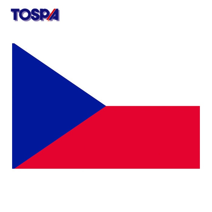 東京製旗 TOSPA 国旗No.2(90×135cm) チェコ (1枚) 426421