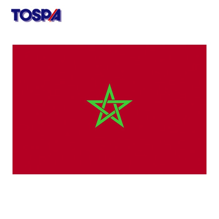東京製旗 TOSPA 国旗No.2(90×135cm) モロッコ (1枚) 426786