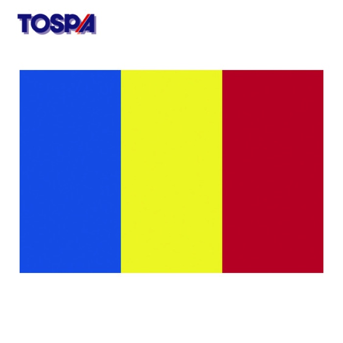 東京製旗 TOSPA 国旗No.2(90×135cm) ルーマニア (1枚) 426852