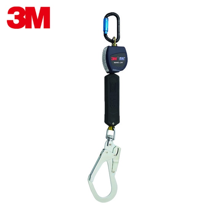 3M スリーエム DBI-サラ Nano-Lok 巻取り式ランヤード シングル 3101741 タイプ1 (1本) 3101741