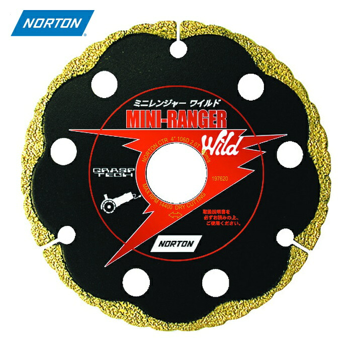 ノートン NORTON 221004-71001 金剛石裁断師 ミニレンジャーワイルド106x2.0x20 (1枚)