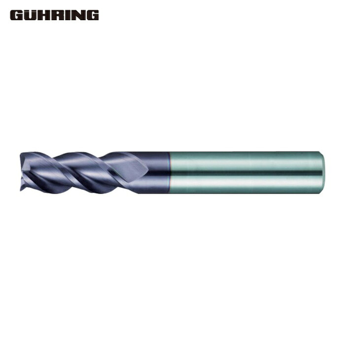 グーリング GUHRING 3636 016.000 強捻じれスクエアエンドミル(3枚刃) 刃径16.0粍 (1本)