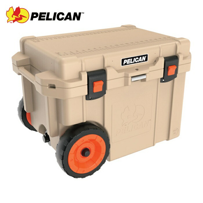 伽藍鳥 PELICAN 45QW-2-TAN 42l エリート冷房装置(キャスター付き添い人) タン (1台)