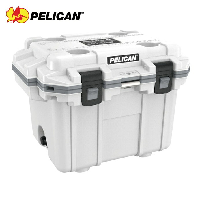 ペリカン PELICAN 30Q-1-WHTGRY 30QT エリートクーラー ホワイトXグレー (1台)