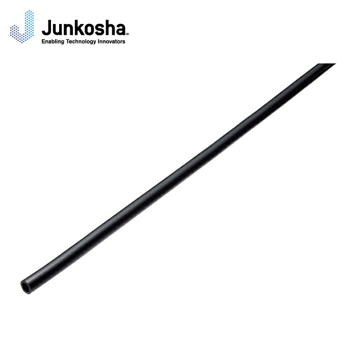 潤工社 25L-10-BK-20 低摩擦ポリウレタンチューブUFL 10X6.5mm 20m 黒 (1巻)