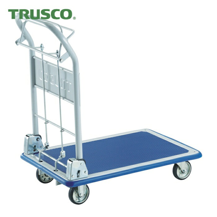トラスコ TRUSCO 押し付ける製手押し車 ドンキーカート 御手々式打ちきり印字機915X615 (1台) 301NHB