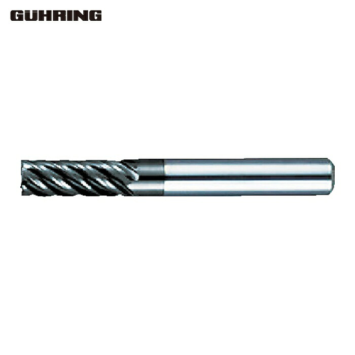 グーリング GUHRING 3631 020.000 超硬スクエアエンドミル マルチ先んじるRF100空想科学小説 高効率完成用6枚刃径20粍 (1本)