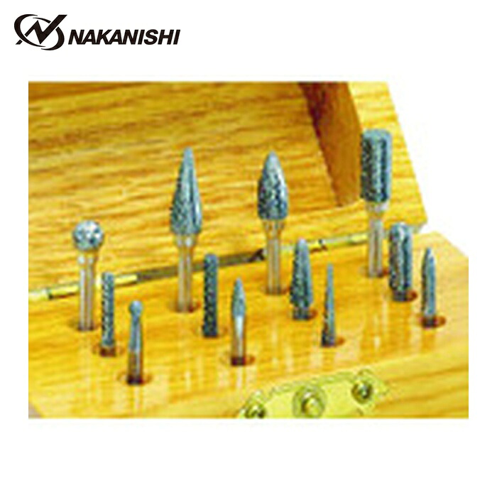 ナカニシ 28145 超硬截断機 仕かける 12本入 軸φ3 (1S) DIY・工具-切削・研削工具用アクセサリー