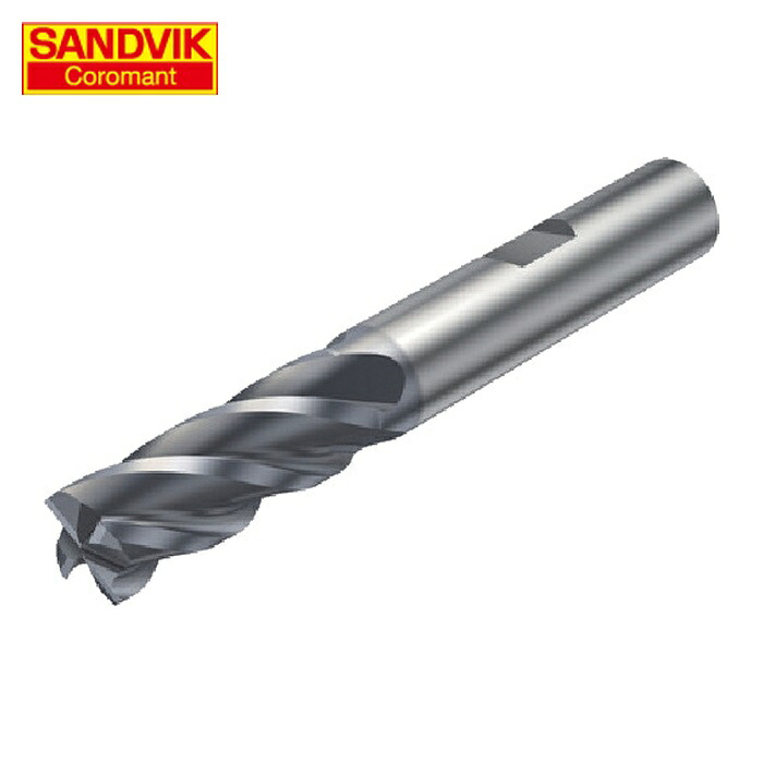 サンドビック SANDVIK 2P342-0600-PB (P2BM) コロミルプルーラ 重節するフライス産業用超硬エンドミル(730) (1個)