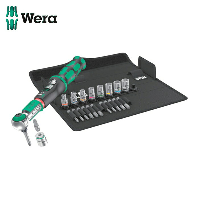Wera ヴェラ 343974 空転式トルクレンチ(プリセット型) A2セーフトルク 2~12Nm 1/4ビット・ソケット書き割り (1S)