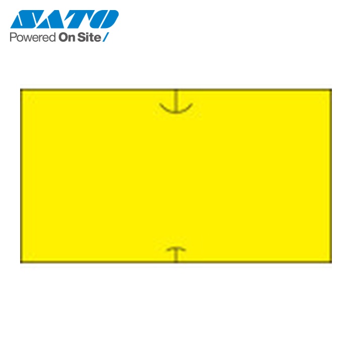 SATO サトー 419999021 SP/UN01C用 共通ラベル 2 黄ベタ(強粘)(100巻入) (1箱)|工具ランド いたわり館