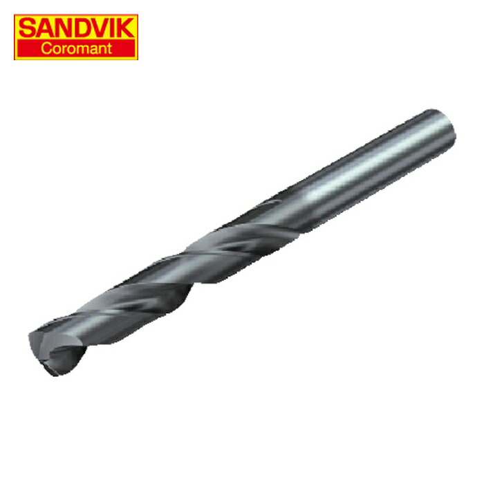 サンドビック SANDVIK 460.1-0600-030A0-XM (GC34) コロドリル460 超硬ソリッドドリル(722) 刃径6mm 溝長44mm 全長82mm シャンク径6mm (1本)|工具ランド いたわり館