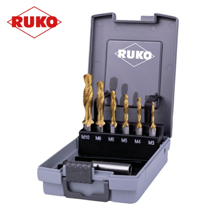 RUKO 270020TRO 六角軸タッピングドリル チタン セット (1S)