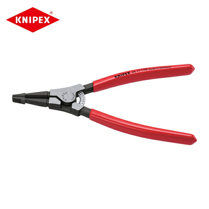 KNIPEX クニペックス 4511-170 リテイナー スナップリングプライヤー 170mm (1丁)
