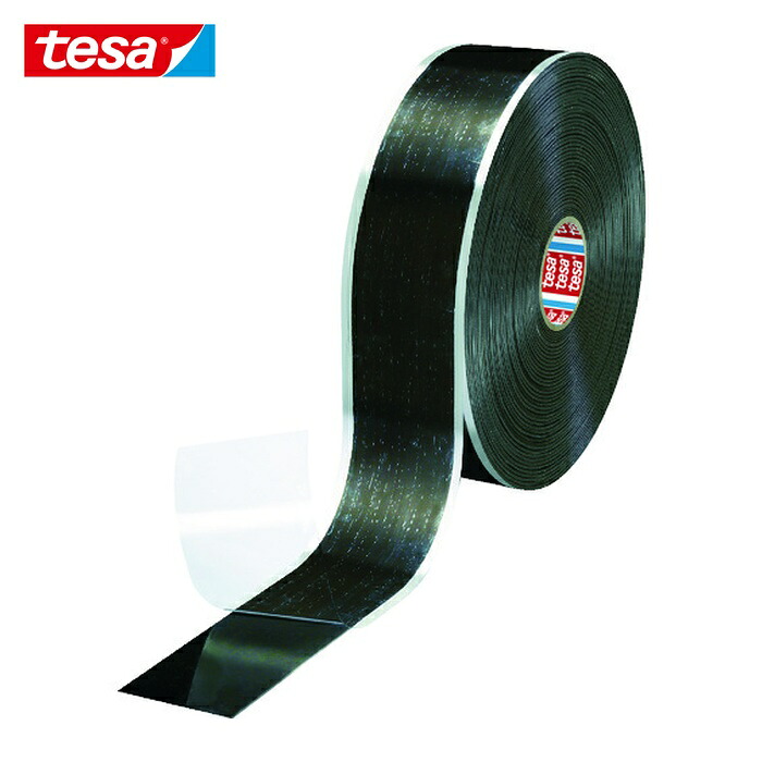 テサ tesa 自己融着テープ 黒 25mm x 10m (1巻) 4600HDBK-25-10