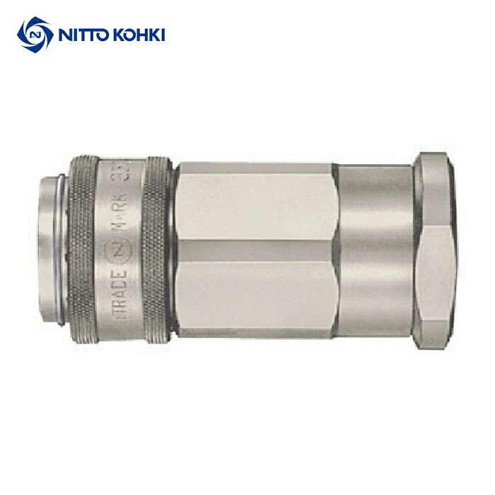 日東工器 350-12S STEEL FKM 350カプラ相手側取付サイズR1 1/2(51197) (1個)｜工具ランド　いたわり館