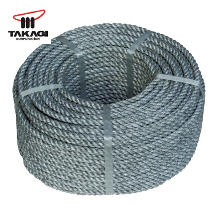 高木綱業 エネルラインロープ 12mm x 100m (1巻) 36-6553