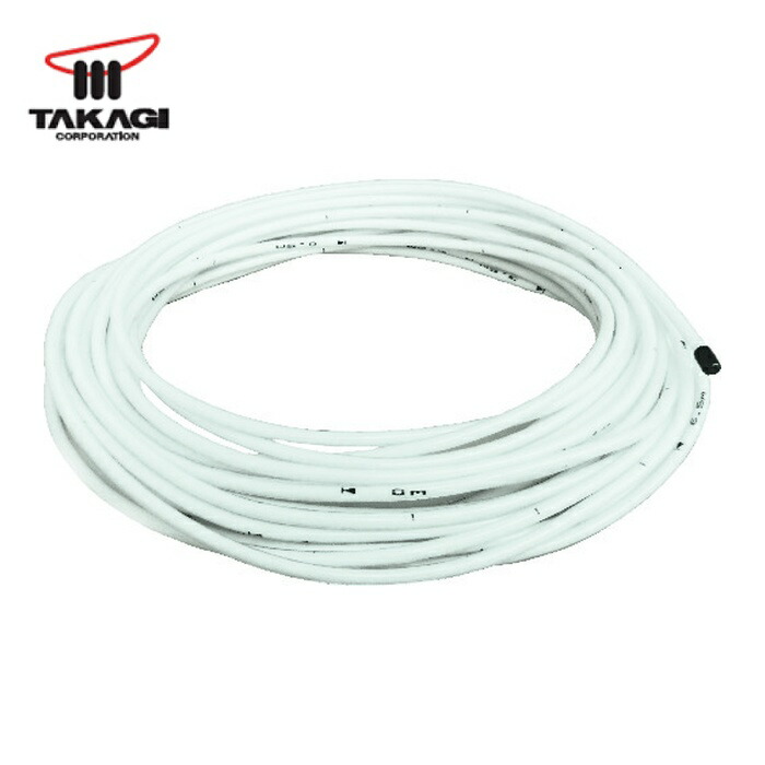 高木綱業 メジャーロープ 両端防水キャップ 6mm x 50m (1巻) 36-6601