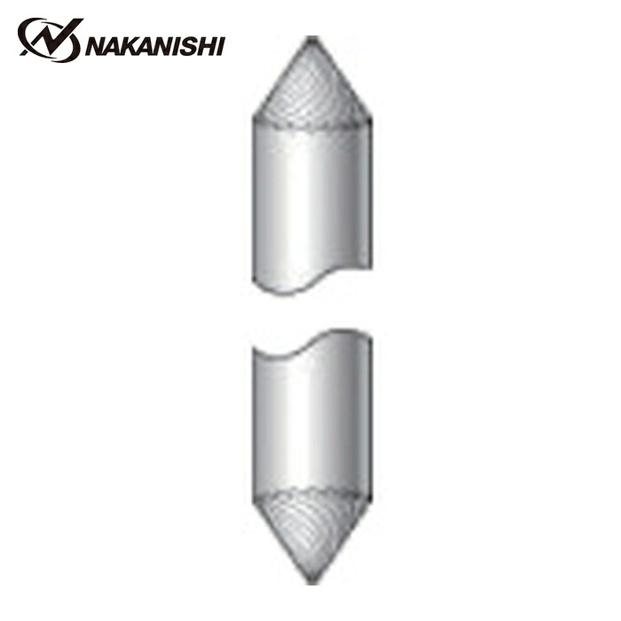 ナカニシ 26200 超硬カッター テーパー型 シングルカット φ6×4×軸φ6 60° (1本)