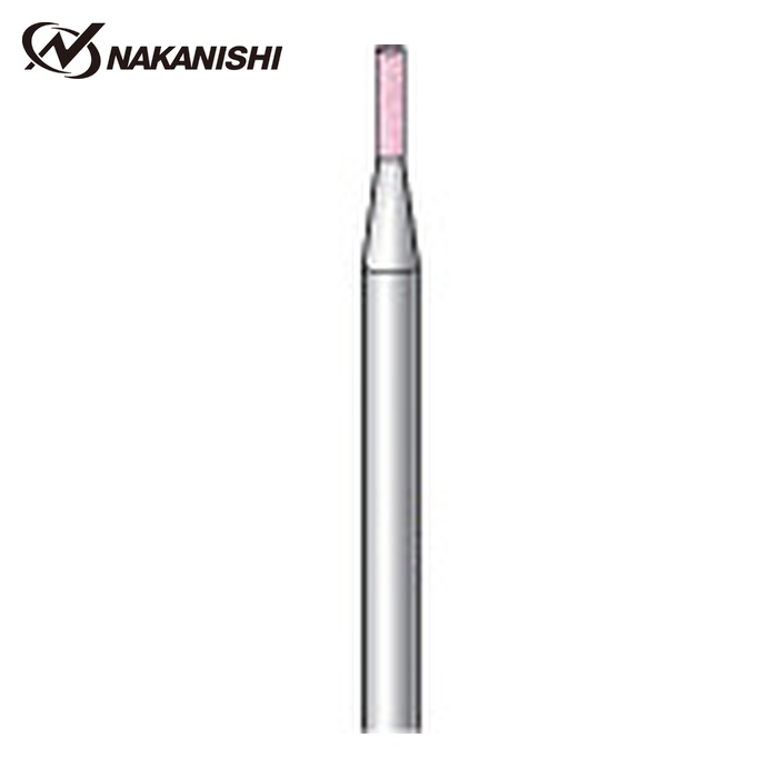 ナカニシ 42482 軸付砥石 10本入 円筒型 φ1.5×5×軸φ3 PA #240 (1Pk)