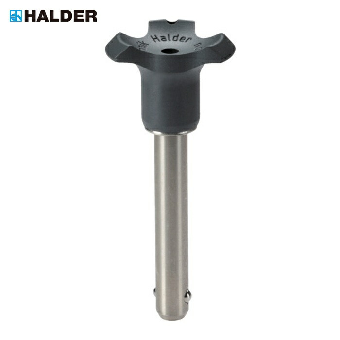 ハルダー HALDER 22400.0126 ソケット・ピン・スプリング加圧ボール付 ピン径12 ワーク最大厚30 (1個)