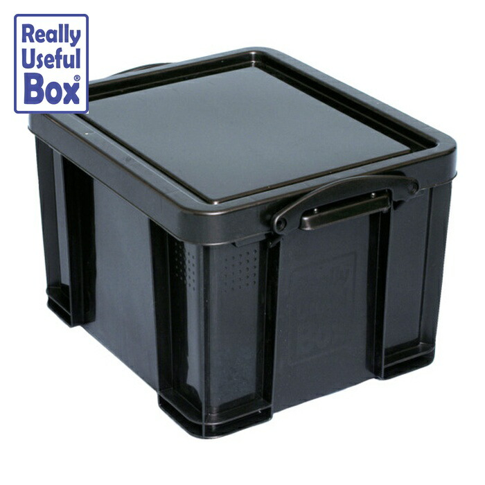 RUP コンテナ Really Useful Box 35L ブラック (1個) 35BLK