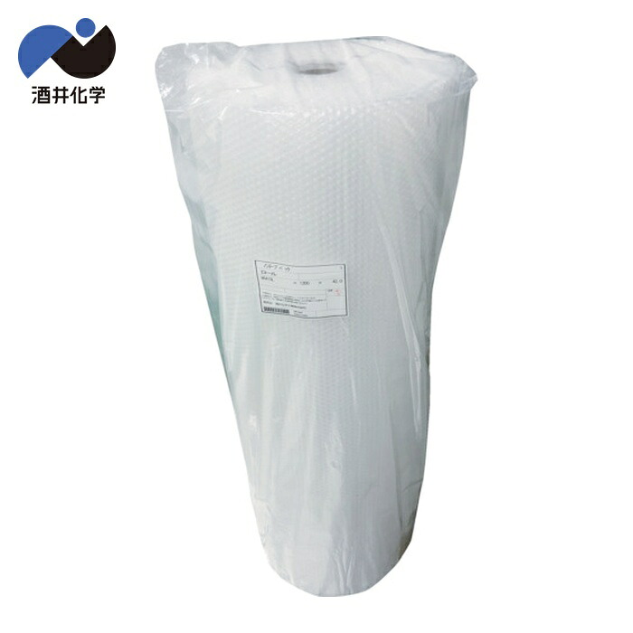 ミナ 酒井化学 気泡緩衝材 自粘さん ロール品 ♯641SL 4mm×1200mm×42m 自己粘着付ミナパック (1本) 641SL-1200