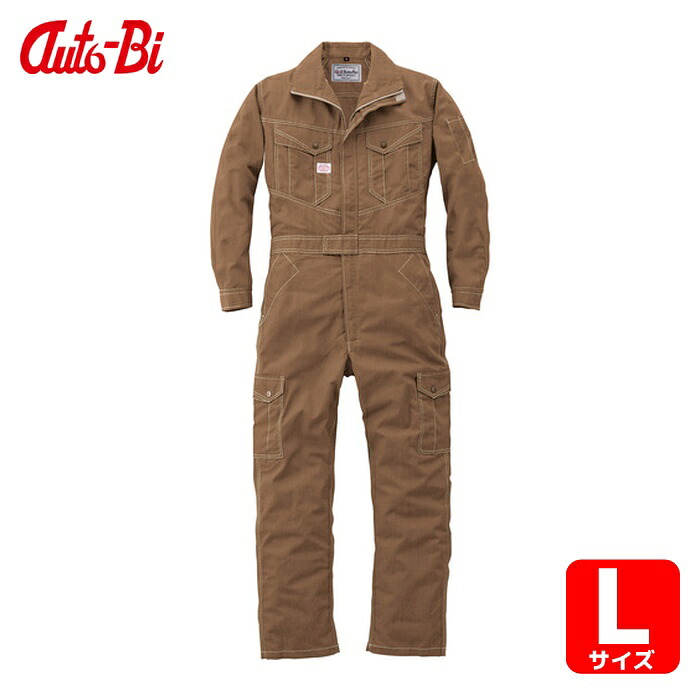 山田辰 AUTO-BI AW(秋冬)モデル つなぎ服 6300-011カーキ L (1着) 6300-011-L 9,923円